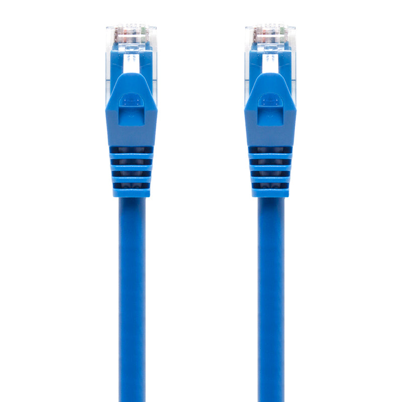 High-Speed Blue CAT5e Ethernet Cable - 25ft, 1000Mbps, RJ45 Connector, for Home Office, Gaming & Streaming - Reliable Network Connection for PC, Laptop, Router & Smart TV