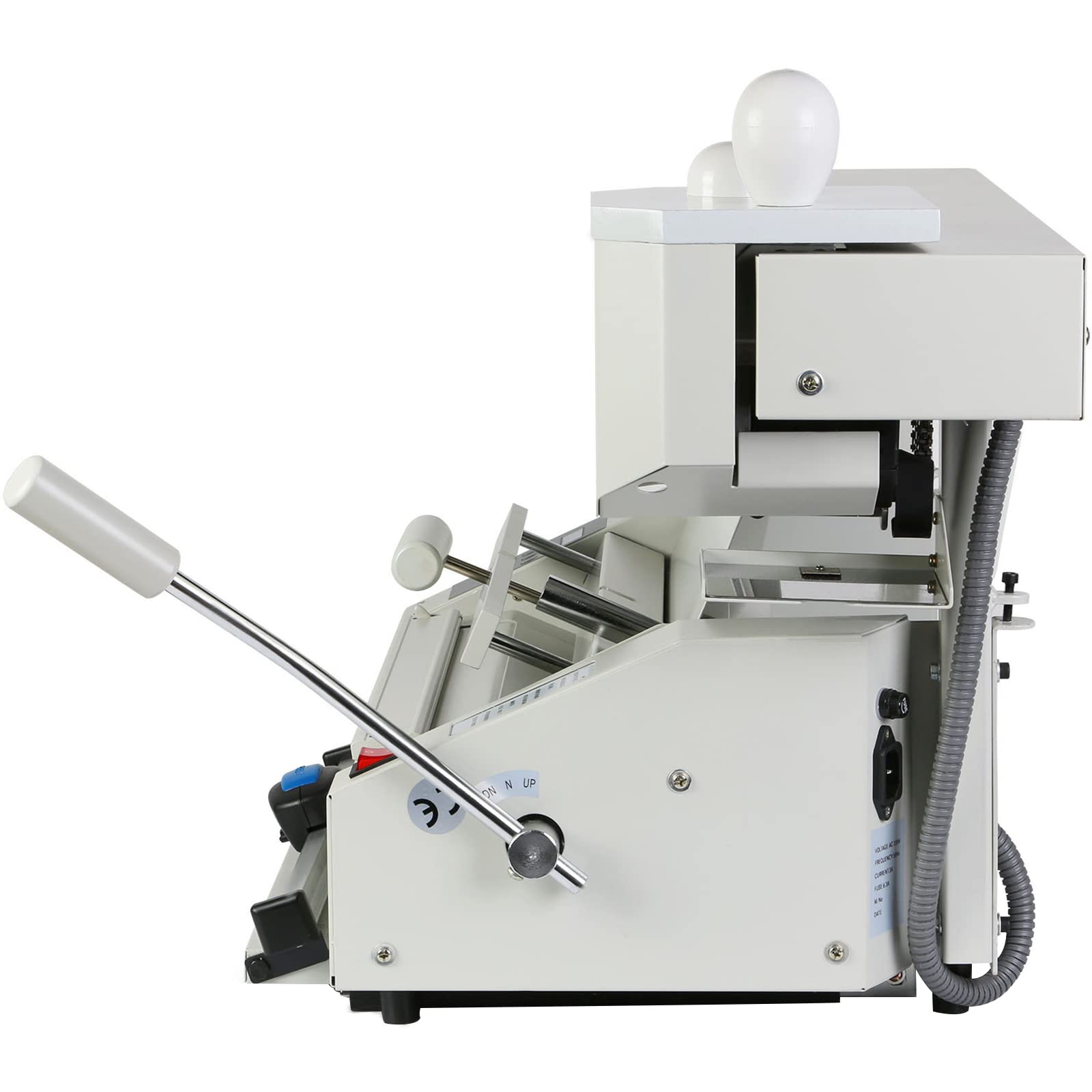 VEVOR Wireless A4 Manual Hot Glue Book Binder Machine 110V with Milling Spine Rougher - Perfect for DIY Bookbinding, Photo Albums, Notebooks & Office Documents - Ideal for Home, School & Small Business Use