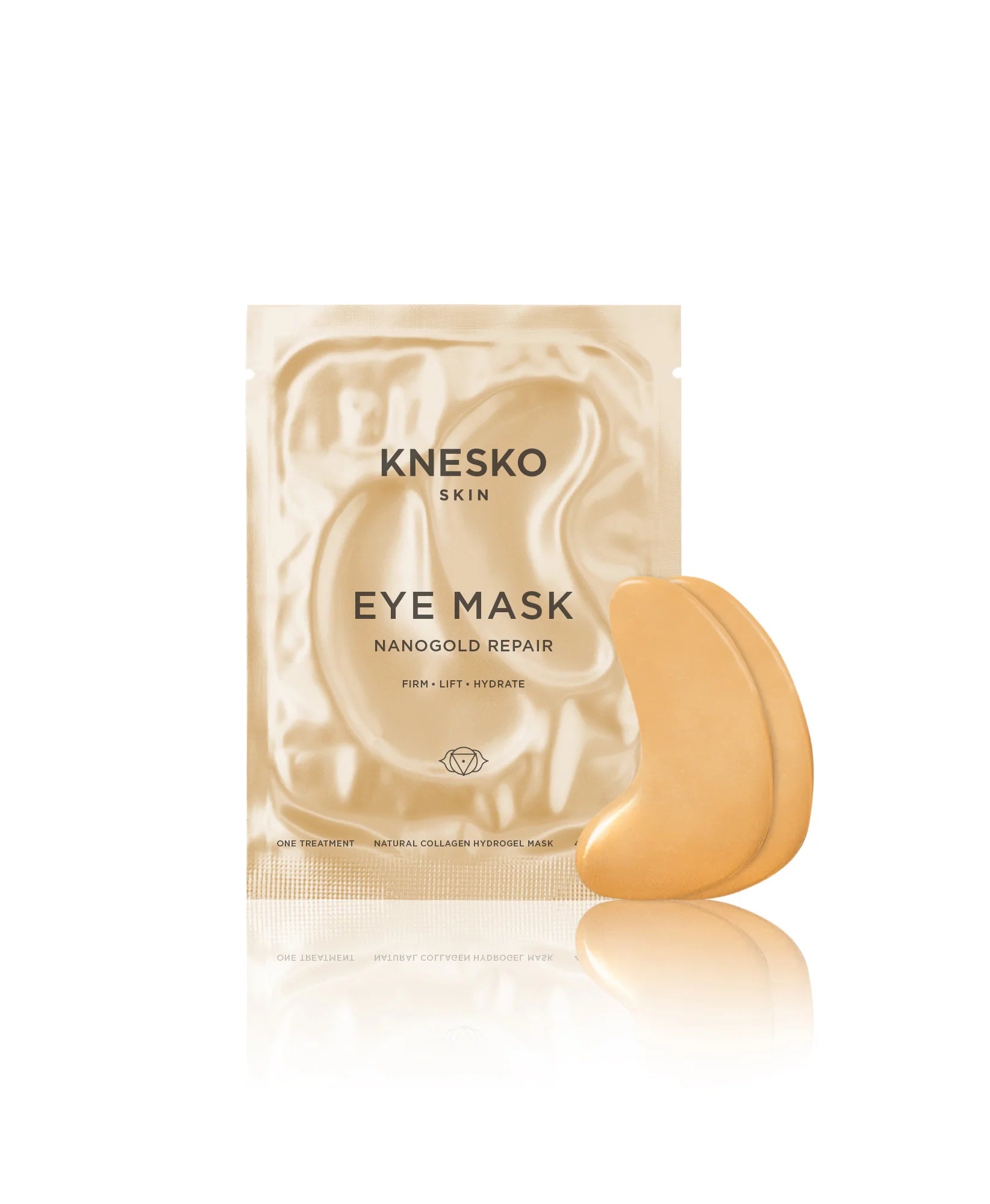 Knesko 24K Gold Eye Mask - Hydrating & Anti-Aging Under Eye Patches for Dark Circles & Puffiness - Perfect for Spa Night, Travel & Self Care Routine