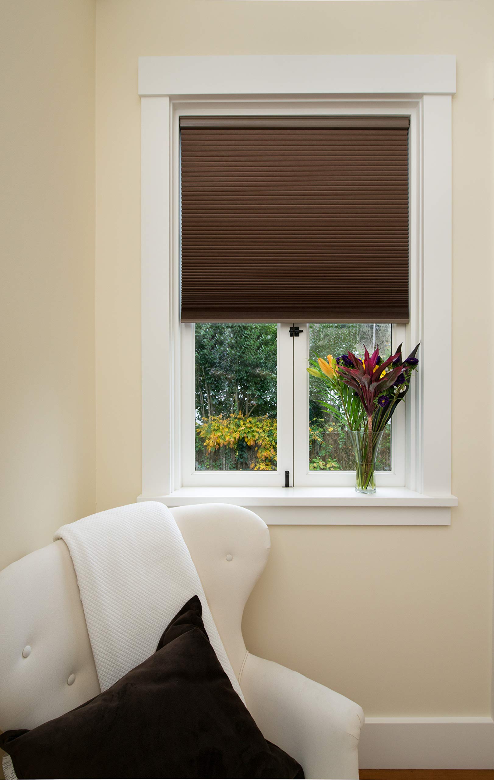 Artisan Select Cordless Blackout Cellular Shades - No Tools Required, Custom Size 45.125