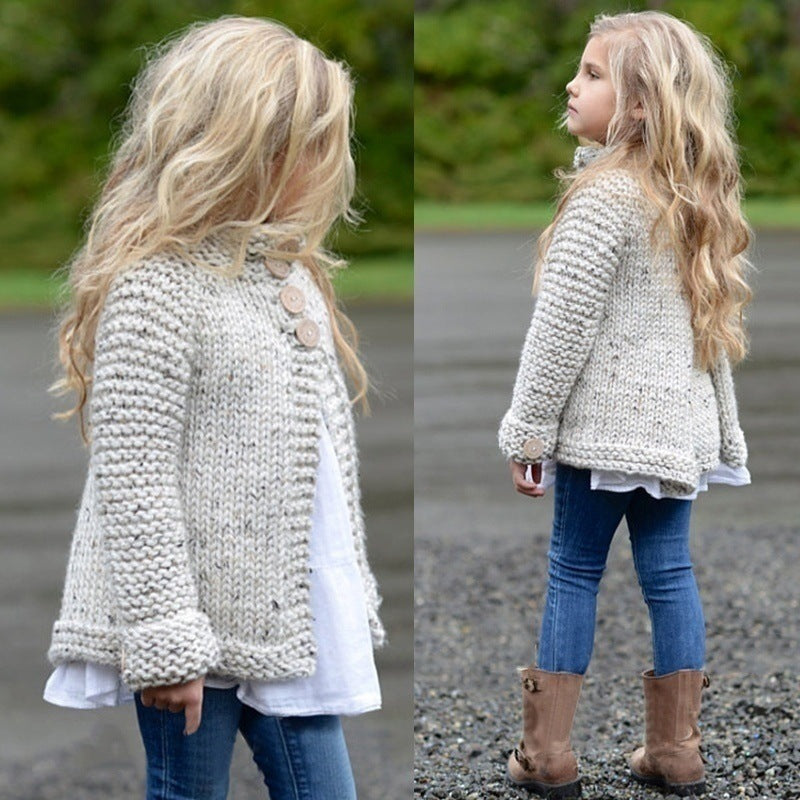 Adorable Baby Girl Cardigan Sweater Coat - Soft Knit Outerwear for Infants & Toddlers - Perfect for Family Photos, Playdates & Special Occasions