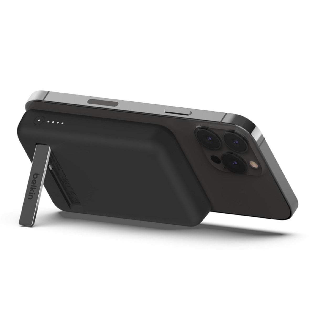 Belkin BOOST↑CHARGE™ Magnetic Wireless Power Bank 5000mAh with Stand - Portable Charger for iPhone, Samsung & AirPods | Perfect for Travel, Office & Home Use