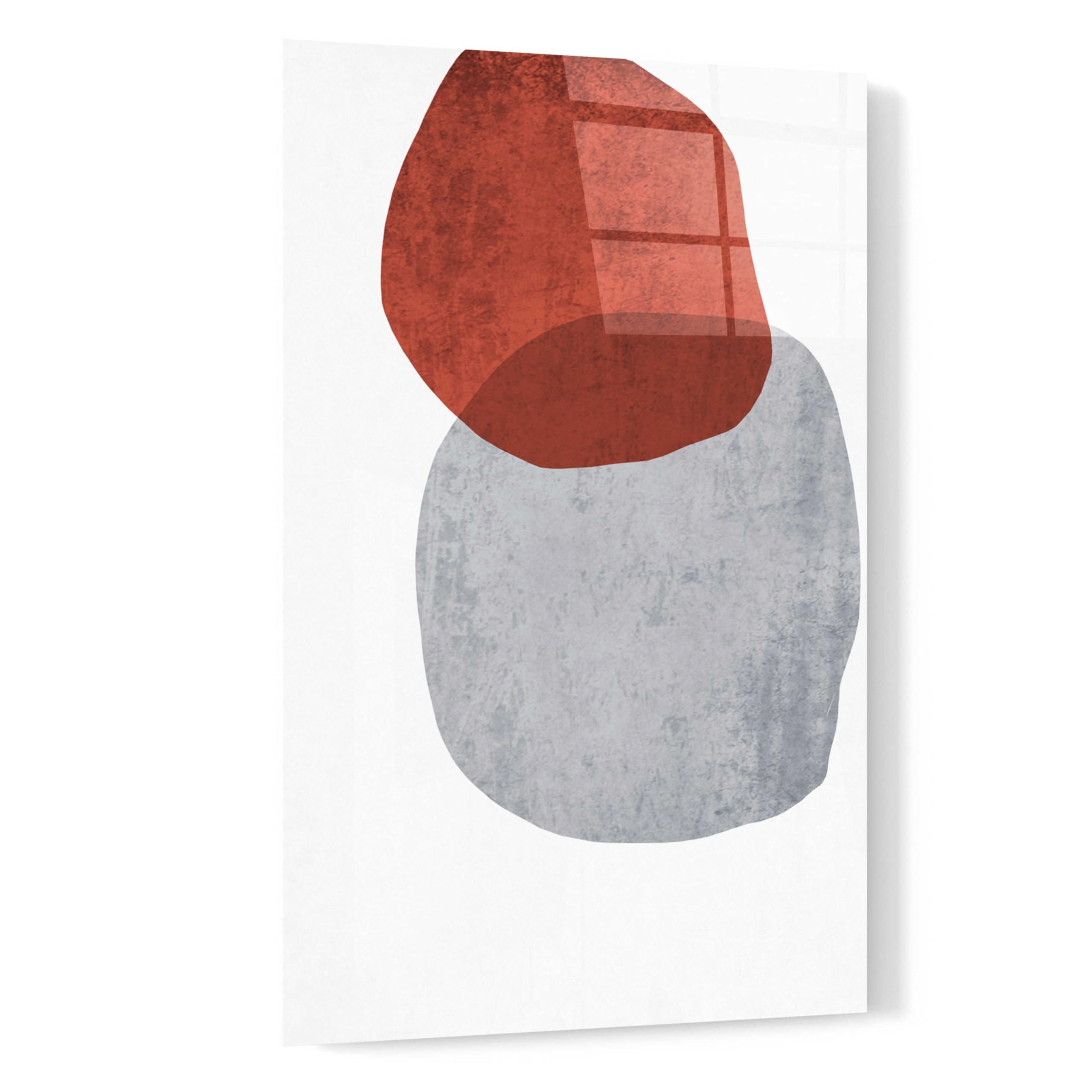 Minimalist Geometric 6 Acrylic Glass Wall Art by Irena Orlov - 16x24 Inches Modern Home Decor for Living Room, Bedroom & Office