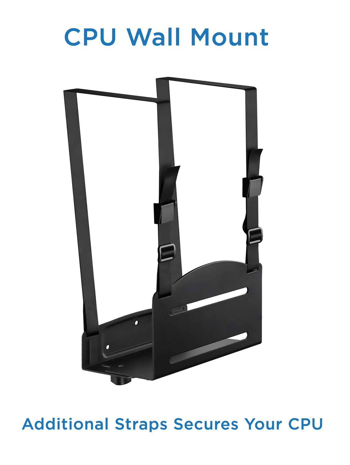 Mount-It! Adjustable Monitor & Keyboard Wall Mount with CPU Holder - 25