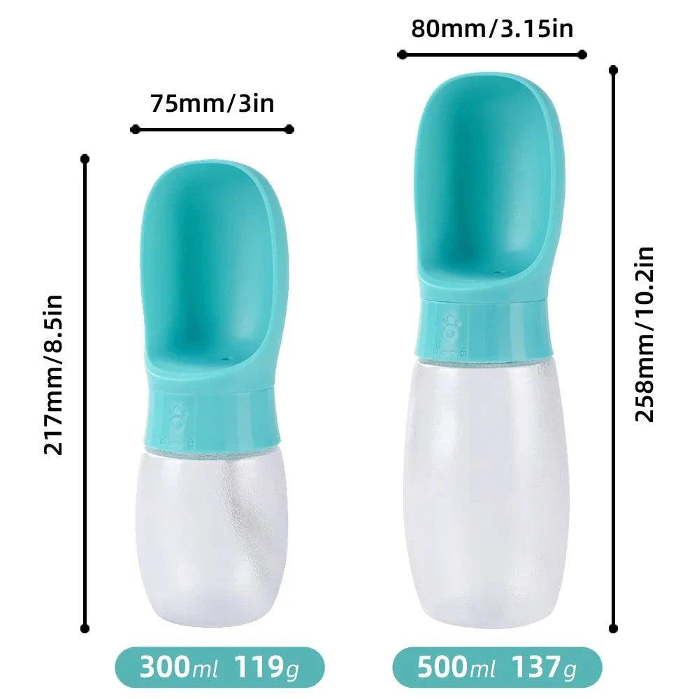 Portable Dog Water Bottle for Small Dogs & Puppies - Leak-Proof Outdoor Pet Feeder for Walking, Hiking, and Travel