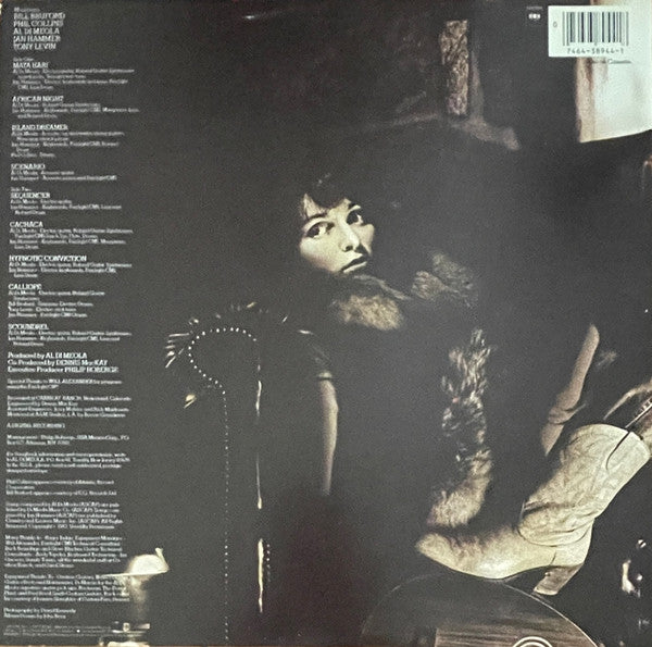 Al Di Meola Scenario Vinyl LP Album - Near Mint (NM) or Mint (M) Condition - Perfect for Car Rides & Music Collectors