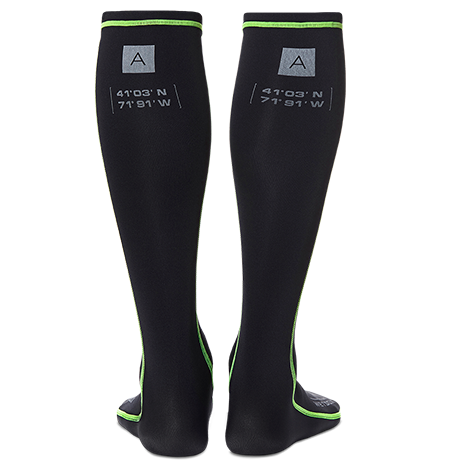 1mm Neoprene Socks for Surfing & Water Sports - Wetsox THERMS Surf Socks for Cold Water Protection & Comfort - Perfect for Surfing, Diving, Kayaking & Beach Activities