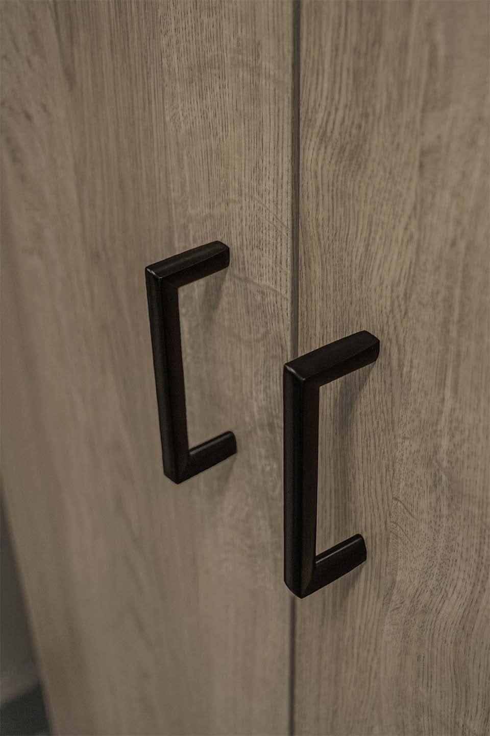 Berenson 9912-1MDB-P Modern Matte Black Cabinet Pulls - 3
