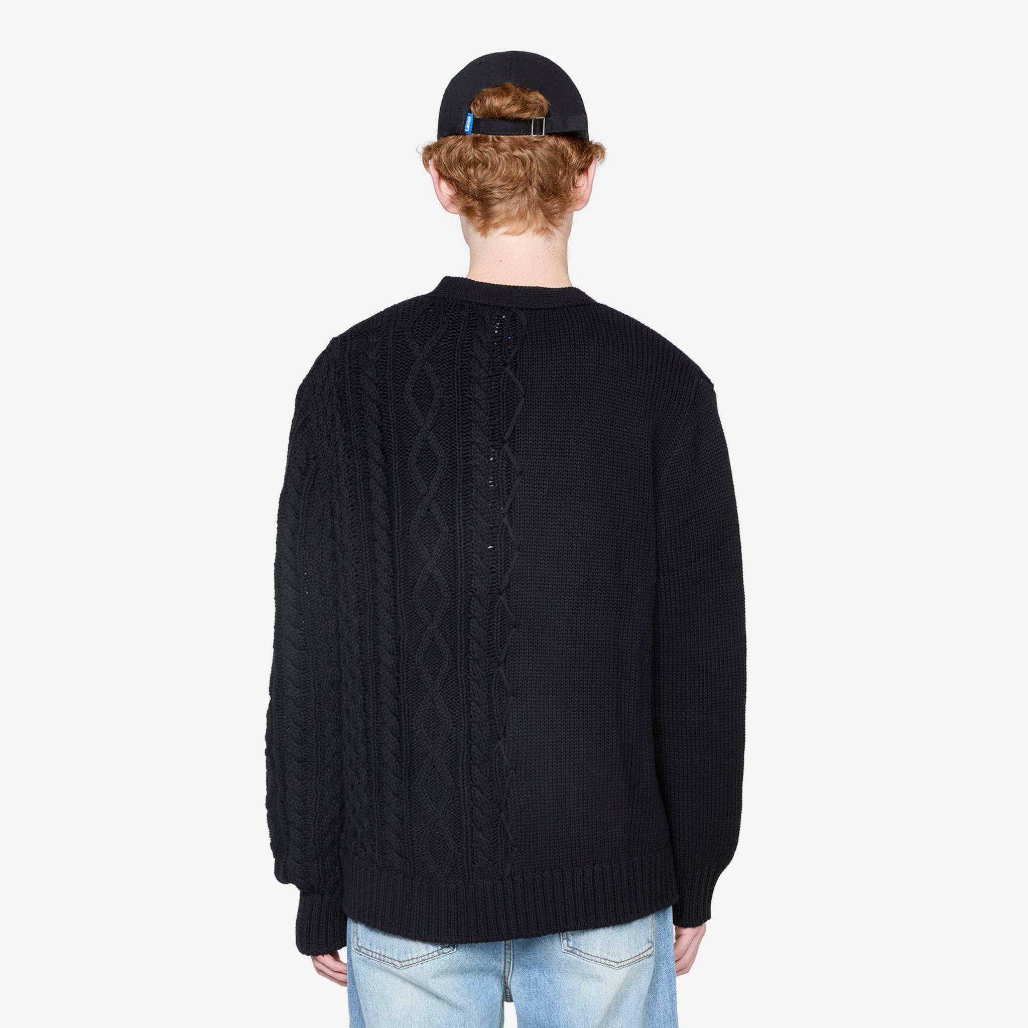 Black Merge Cardigan for Women - Soft & Stylish Knit Sweater - Perfect for Fall & Winter Layering, Office Wear & Casual Outfits
