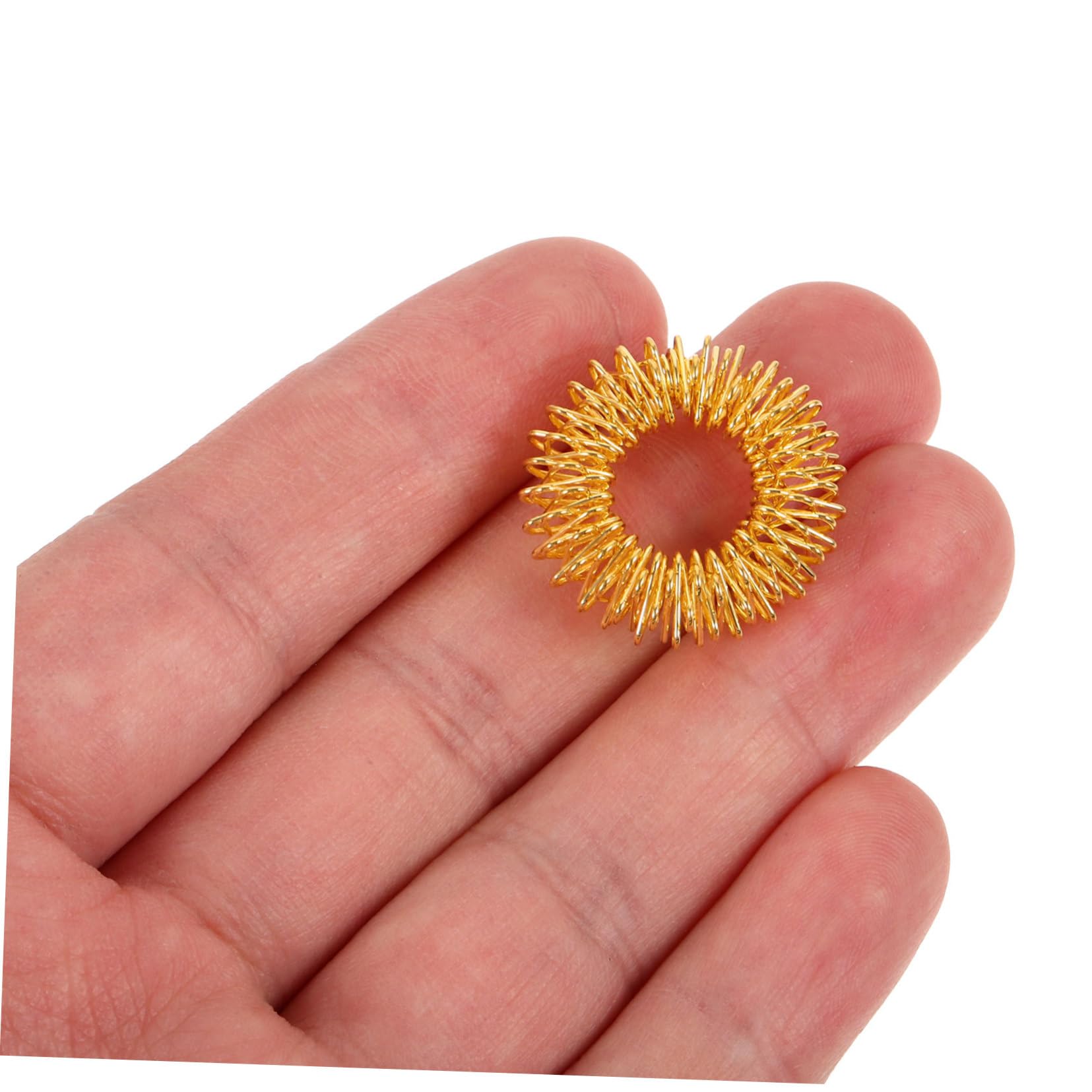 EXCEART Spiky Finger Massage Rings for Kids & Adults - Pain Relief Massager Roller for Hands & Fingers - Set of 6 PCS - Perfect for Stress Relief, Arthritis, and Muscle Relaxation at Home or Office