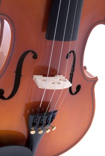 D'Luca CAD01 1/16 Size Orchestral Series Violin Outfit with Bow & Case - Perfect for Beginners, Students & Young Musicians - Ideal for School Orchestras, Music Lessons & Home Practice