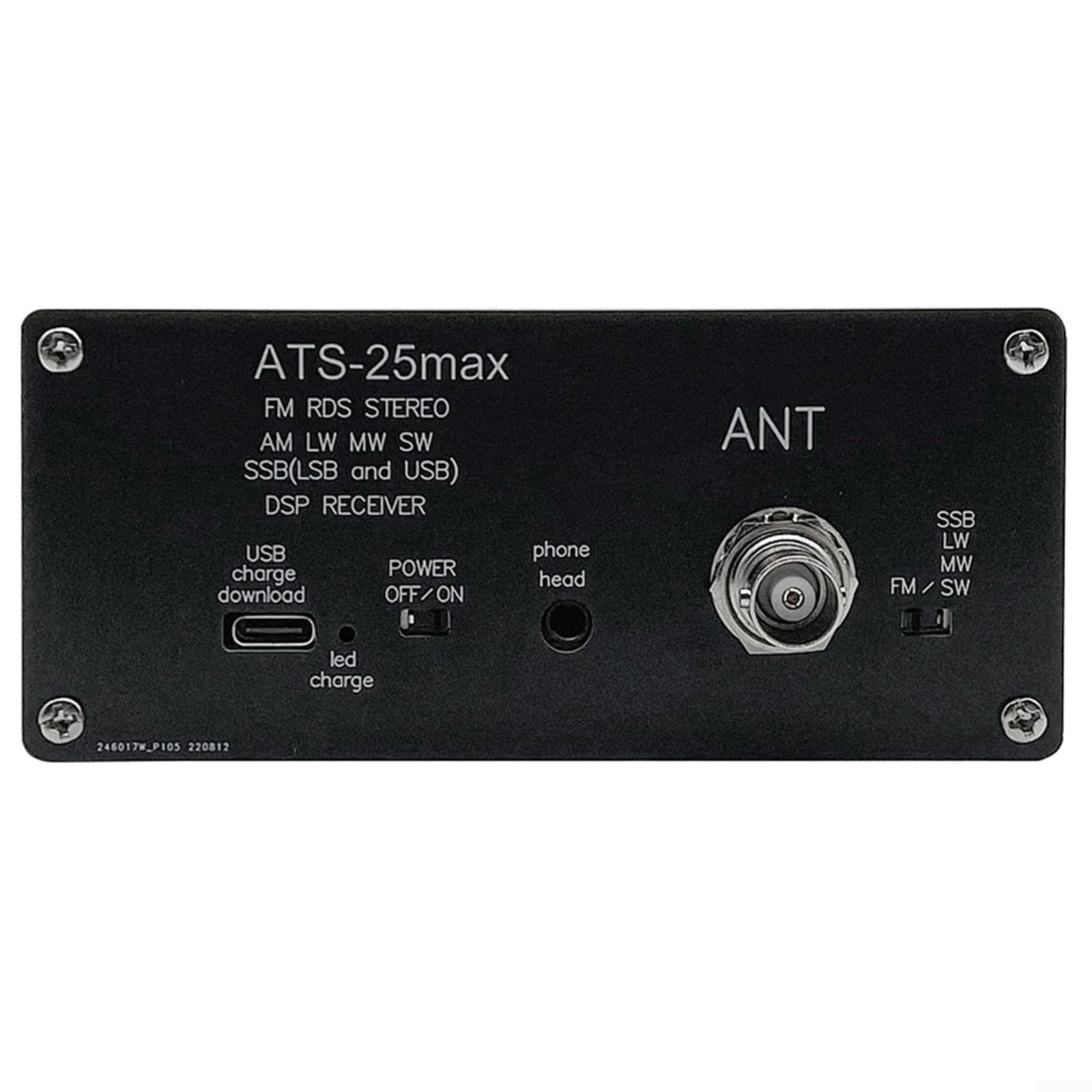 Alanmoship ATS-25max Digital Radio Receiver with 2.4