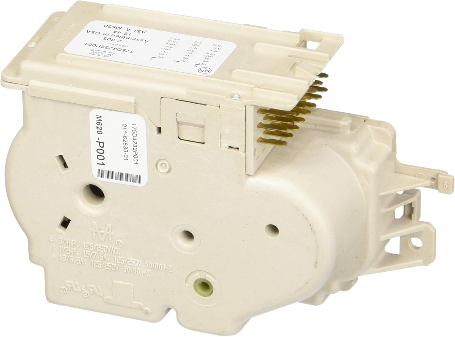 WH12X10196 Washing Machine Timer Replacement Part - Compatible with Maytag, Kenmore & More | Perfect for DIY Appliance Repairs & Laundry Room Maintenance