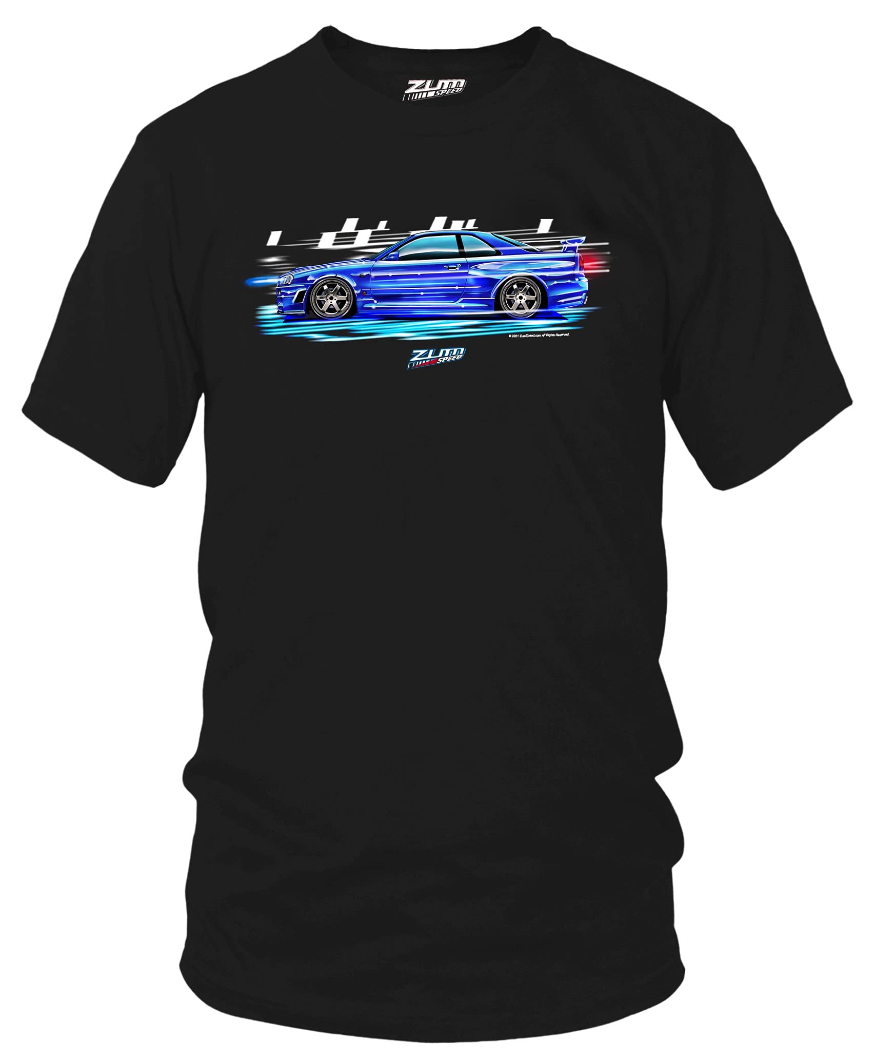 Zum Speed GTR Shirt - Skyline Car T-Shirt for Import & Tuner Car Enthusiasts | Perfect for Car Shows, Racing Events & Casual Wear