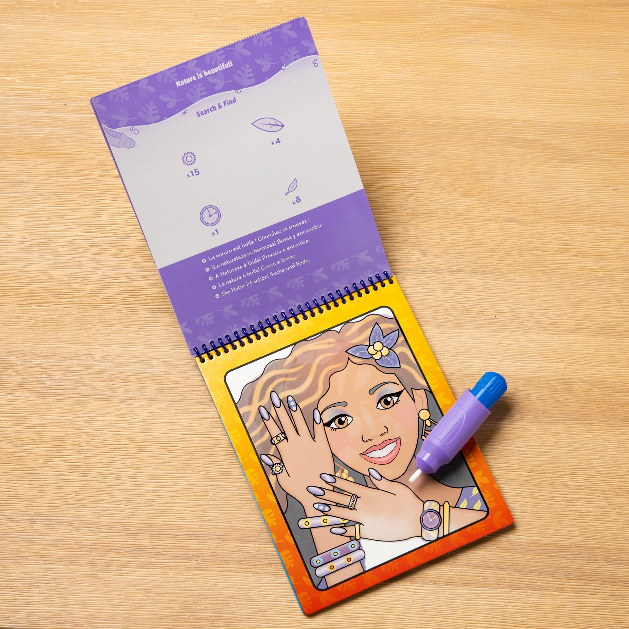 On the Go Water Wow! Water Reveal Pad for Kids - Mess-Free Coloring Activity Book with Reusable Pages | Perfect for Travel, Restaurants & Quiet Playtime