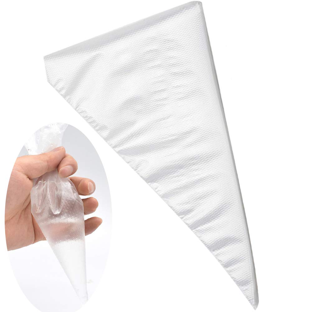 100pcs Disposable Piping Bags for Cake Decorating - Premium Pastry Bags for Icing Cupcakes, Cookies & Desserts | Perfect for Home Baking, Party Treats & Professional Cake Design