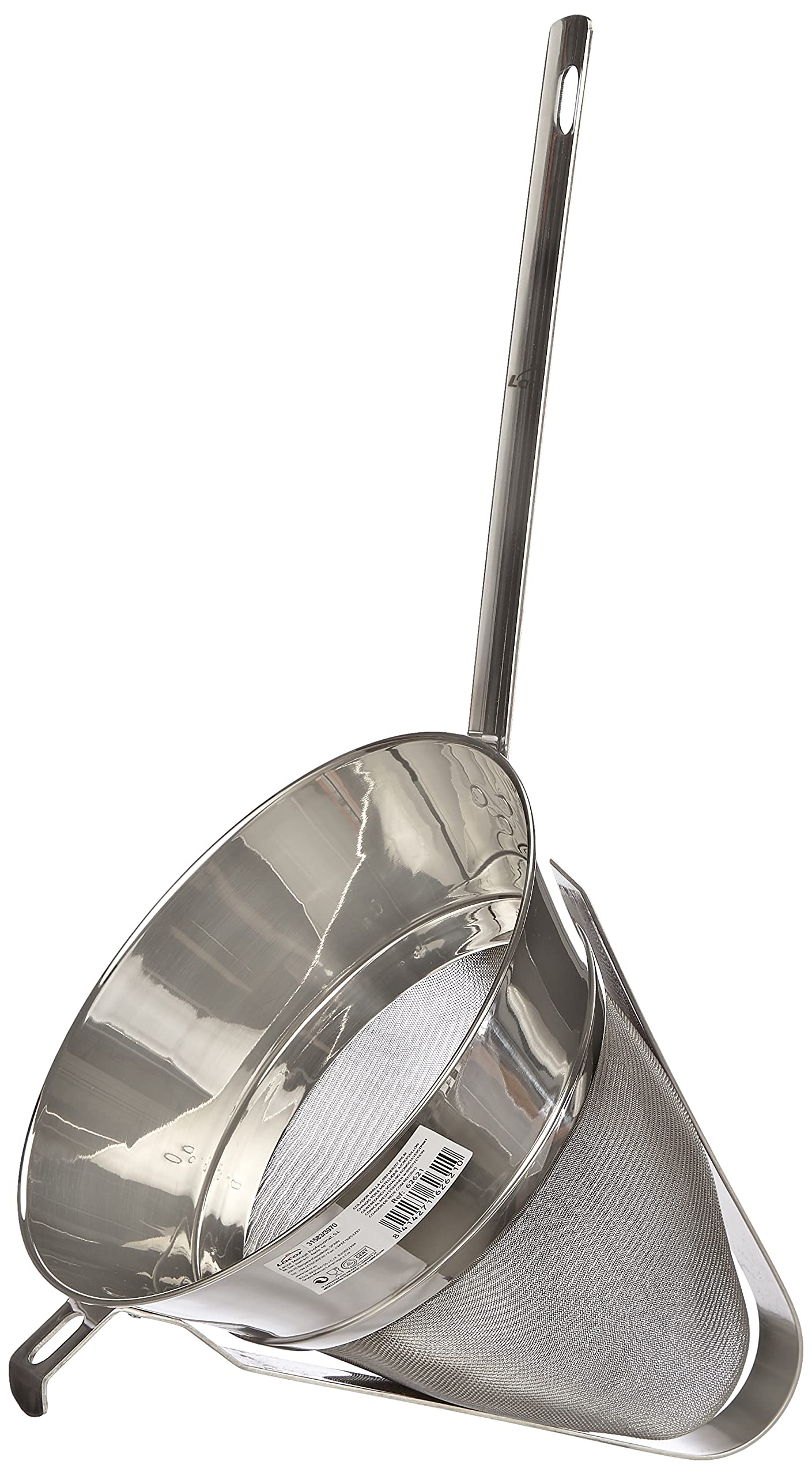 Premium Stainless Steel Conical Mesh Strainer with Protective Coating - Fine Kitchen Sieve for Filtering, Straining & Sifting - Ideal for Tea, Coffee, Herbs & Cooking