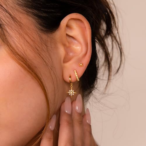 Opal 3 Pairs & Gold