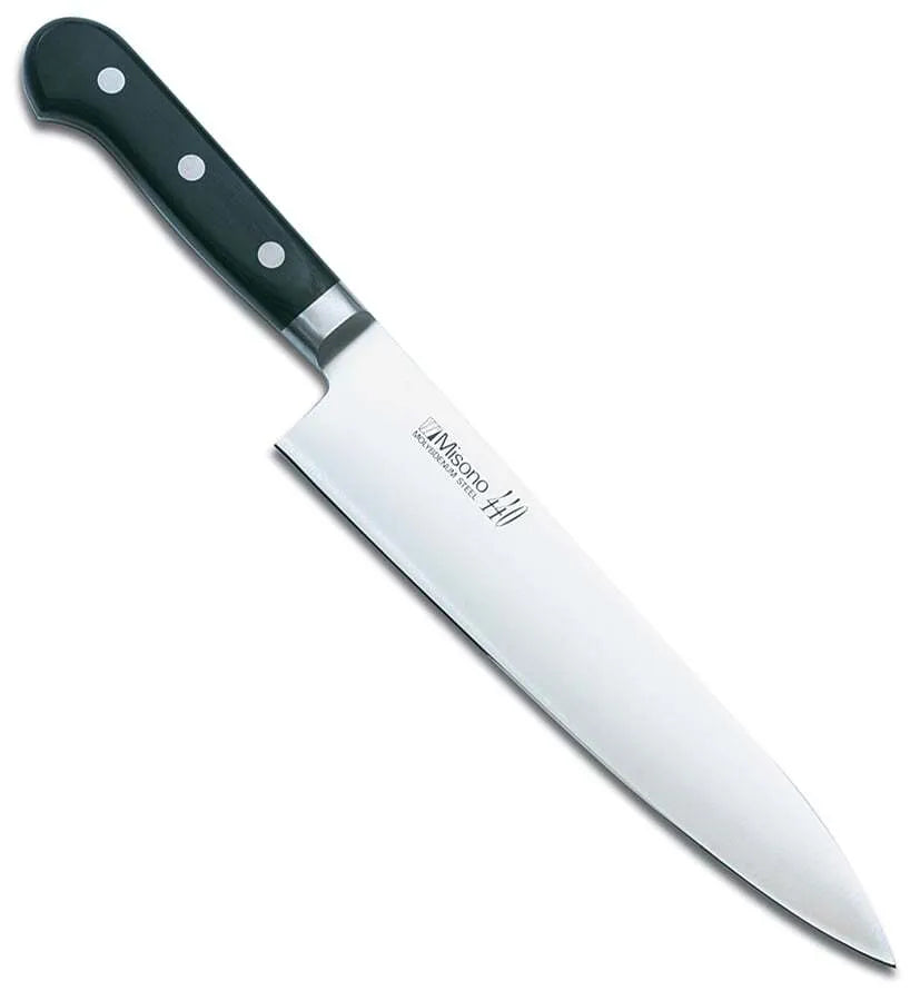 Premium Misono 440 Stainless Steel Chef Knife - 8 Inch Japanese Kitchen Knife for Professional Chefs & Home Cooking - Perfect for Slicing, Dicing & Chopping Vegetables, Meat & Fish