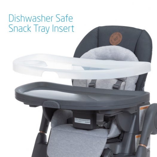 Maxi Cosi Minla 6-in-1 Adjustable Baby High Chair for Feeding & Play - Convertible Infant to Toddler Dining Seat with Multiple Recline Positions - Perfect for Home, Restaurant & Travel Use