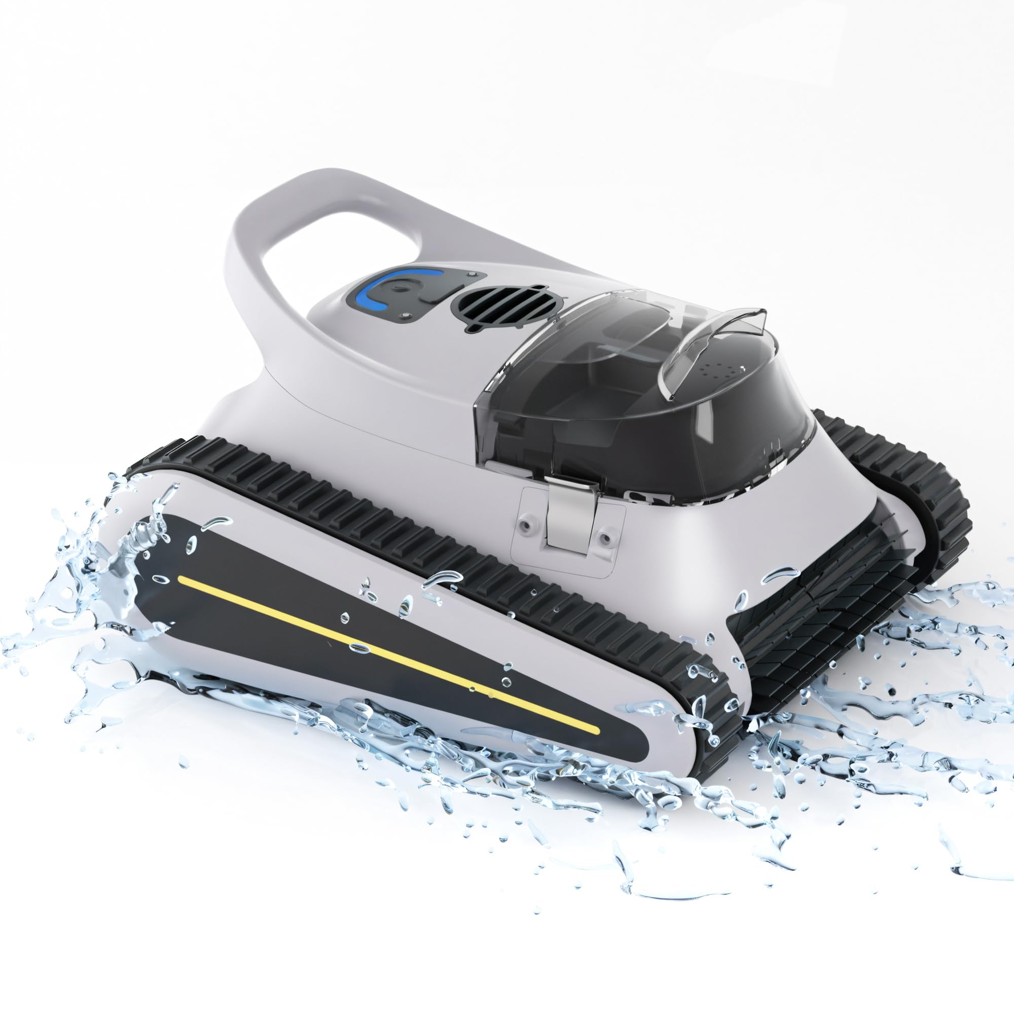 2024 Upgraded Cordless Robotic Pool Cleaner - Powerful Suction, 2.5H Runtime, Wall Climbing & Smart Navigation for In-Ground & Above Ground Pools | Perfect for Weekly Maintenance & Seasonal Pool Cleaning
