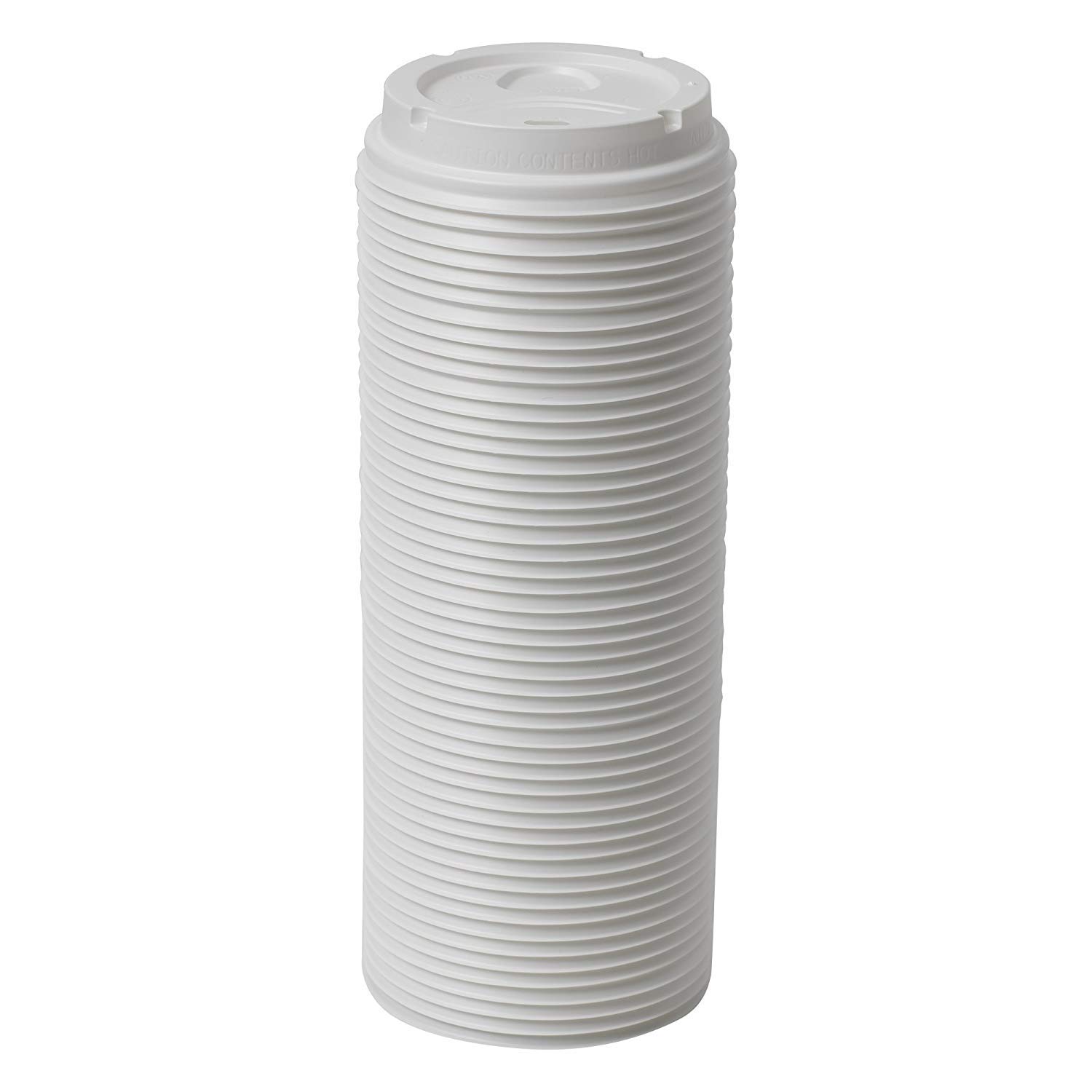 Dixie PerfecTouch WiseSize 16oz Insulated Coffee Paper Cups with Lids - 50 Pack (50 Cups & 50 Lids) - Hot & Cold Beverage Solution for Office, Cafe, and Home Use