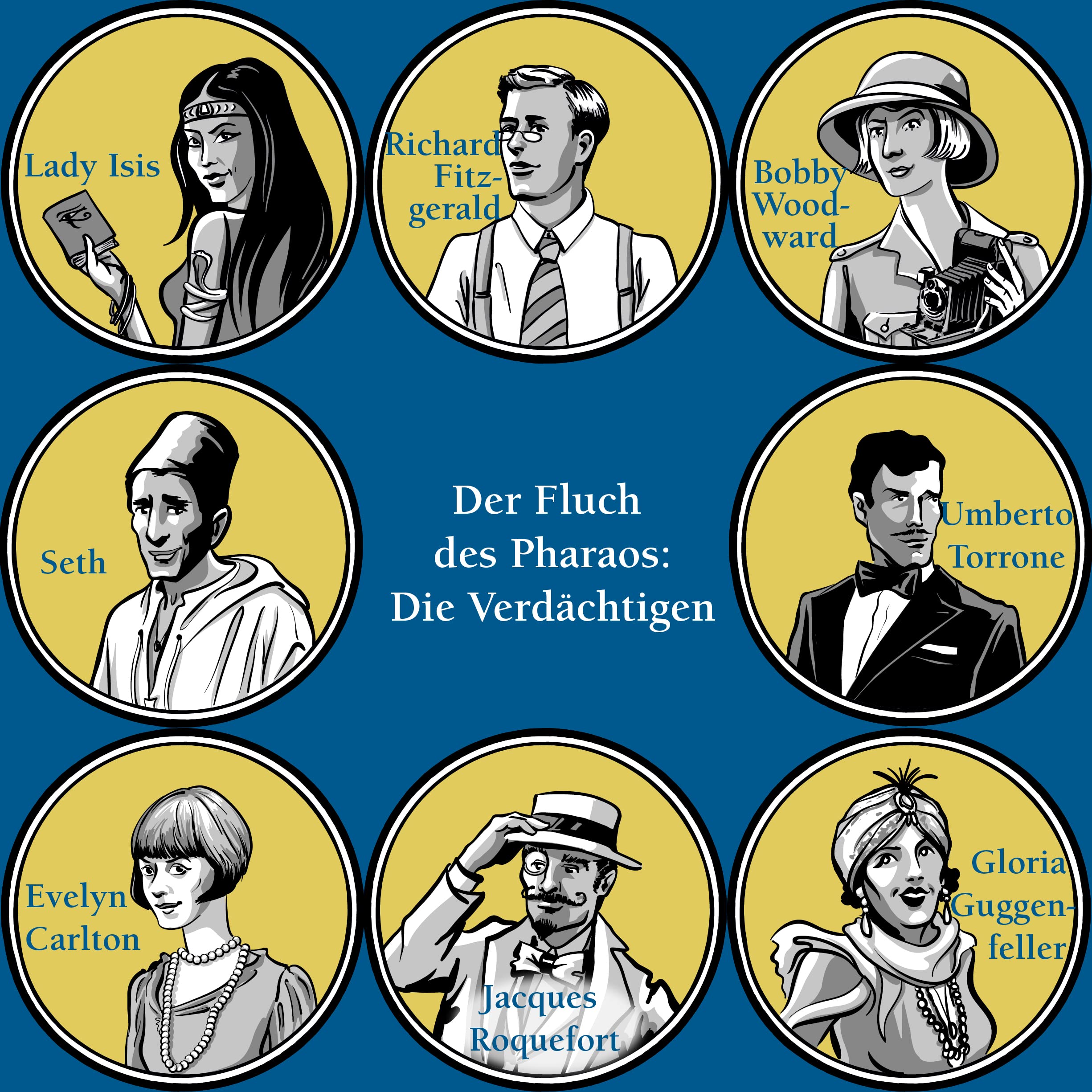 Murder Mystery Dinner Party Game - The Curse of the Pharaoh - Crime Solving Game for 6-8 Players | Exciting Adult Party Game | Perfect for Themed Nights & Social Gatherings