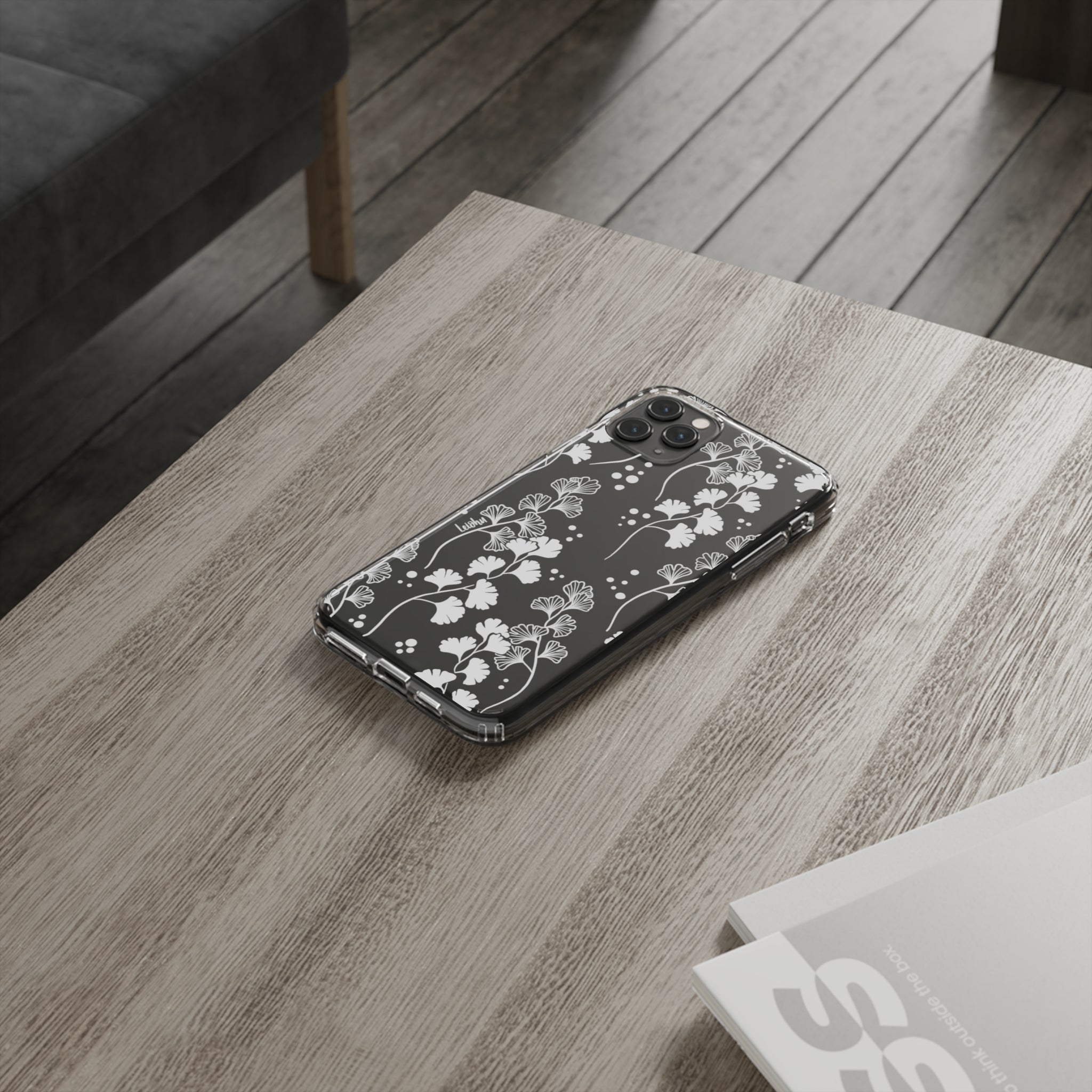 Groovy 'Iwa'iwa Clear Phone Case - Slim Protective Cover for iPhone & Samsung | Trendy Aesthetic Design for Everyday Use & Travel
