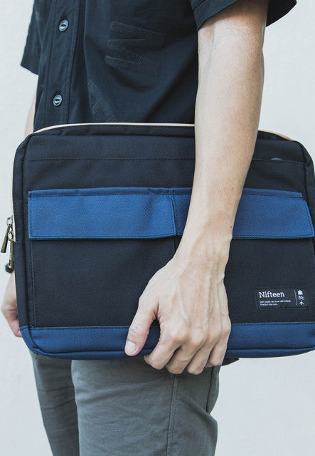 Nifteen Slim Messenger Bag for 13 Inch Laptop - Lightweight & Durable Crossbody Briefcase for Work, School & Travel - Perfect for Business Professionals & College Students