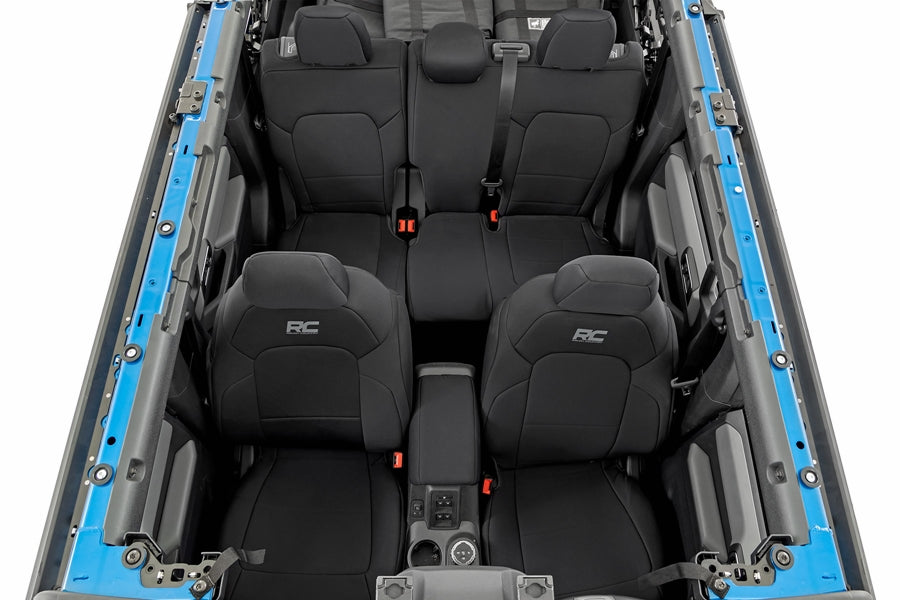 Ford Bronco 4-Door Seat Covers - Heavy Duty Neoprene Protection for Off-Road Adventures - Perfect for Camping, Hunting & Outdoor Activities