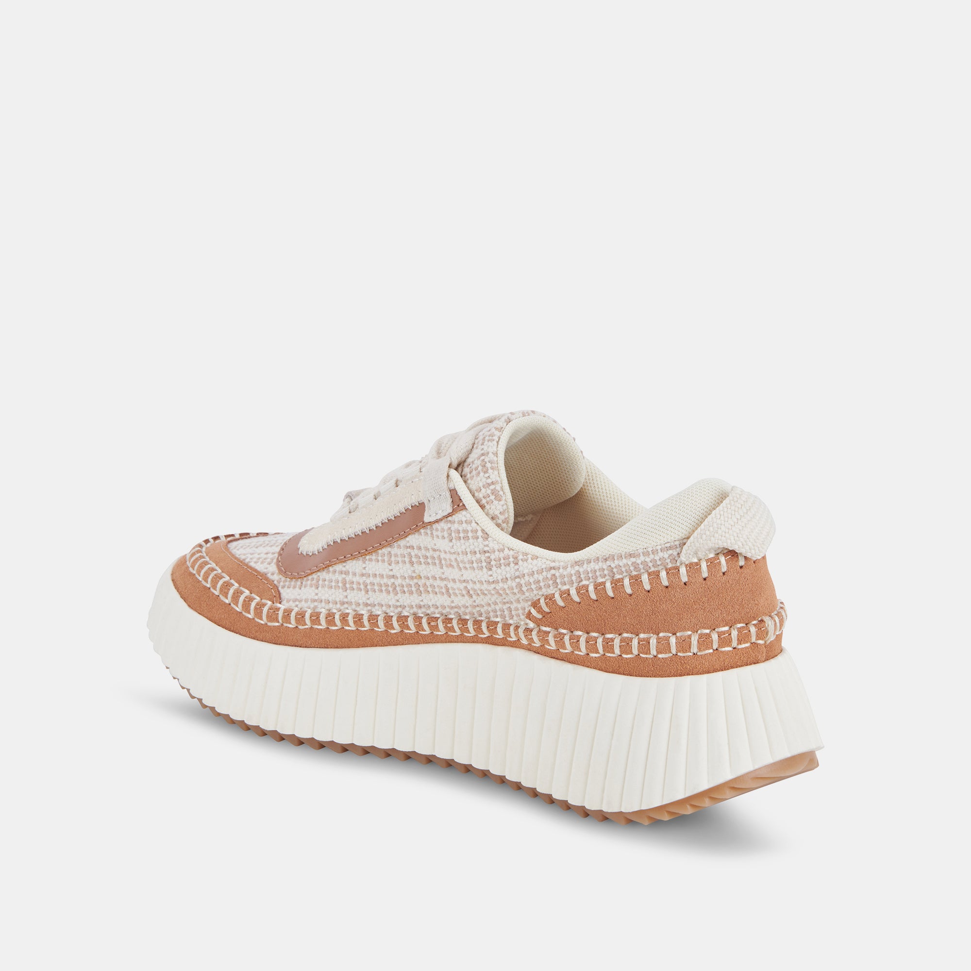 DOLEN Brown Multi Woven Sneakers for Men & Women - Comfortable Casual Walking Shoes for Daily Wear, Travel & Outdoor Activities