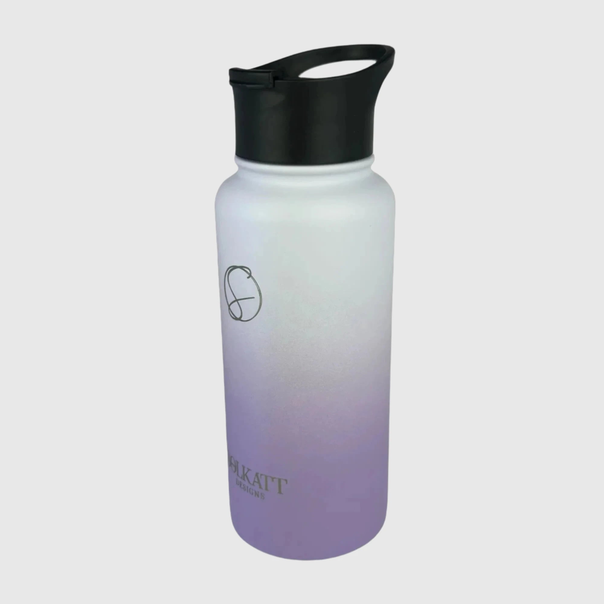 Lavender Lilac Stainless Steel Insulated Water Bottle 32oz (950ml) - Keeps Drinks Hot & Cold for Hours - Perfect for Hiking, Gym, Office & Travel