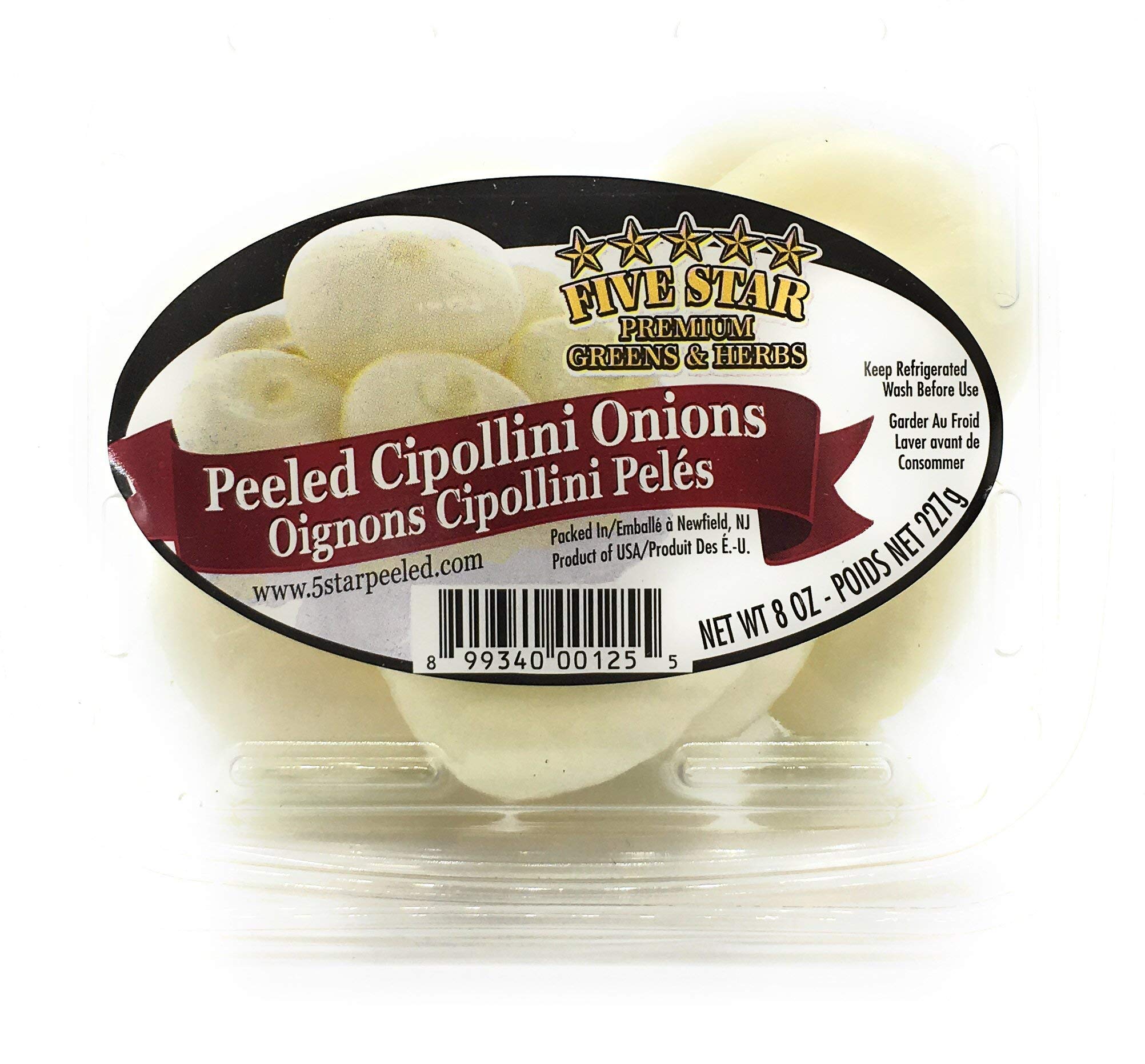 Fresh Peeled Cippolini Onions - 8 oz | Premium Cooking Onions for Soups, Stews & Roasting | Gourmet Pantry Essential