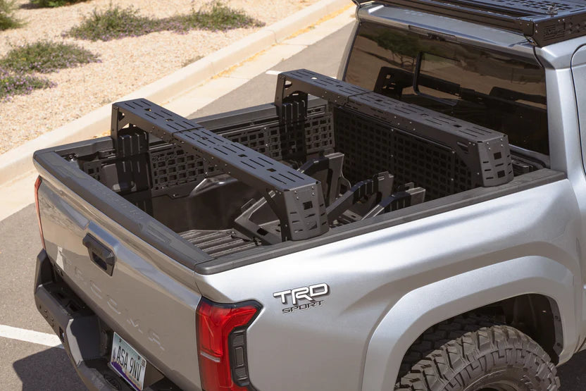 Universal Truck Bed Rack Crossbars by Rago Fabrication - Heavy Duty Aluminum Roof Rack Crossmembers for Pickup Trucks | Perfect for Hauling Kayaks, Ladders & Cargo