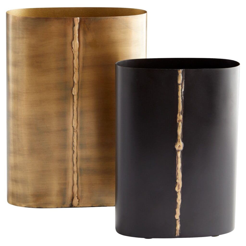 Cyan Design 11359 Large Gold Begonia Vase - Elegant Home Decor for Living Room, Dining Table, Wedding Centerpiece & Gift Idea