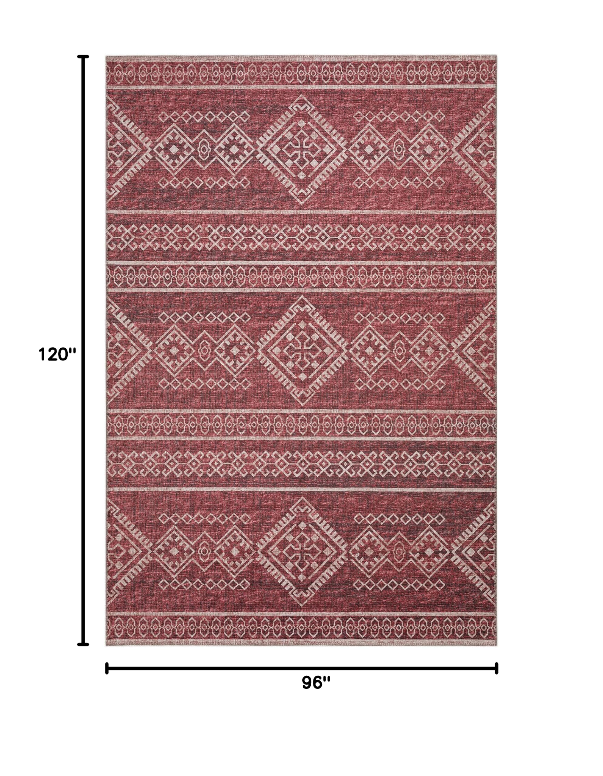Addison Rugs Yuma AYU44 Canyon 8' x 10' Area Rug - Southwestern Style Handmade Wool Rug for Living Room, Bedroom & Dining Room Decor