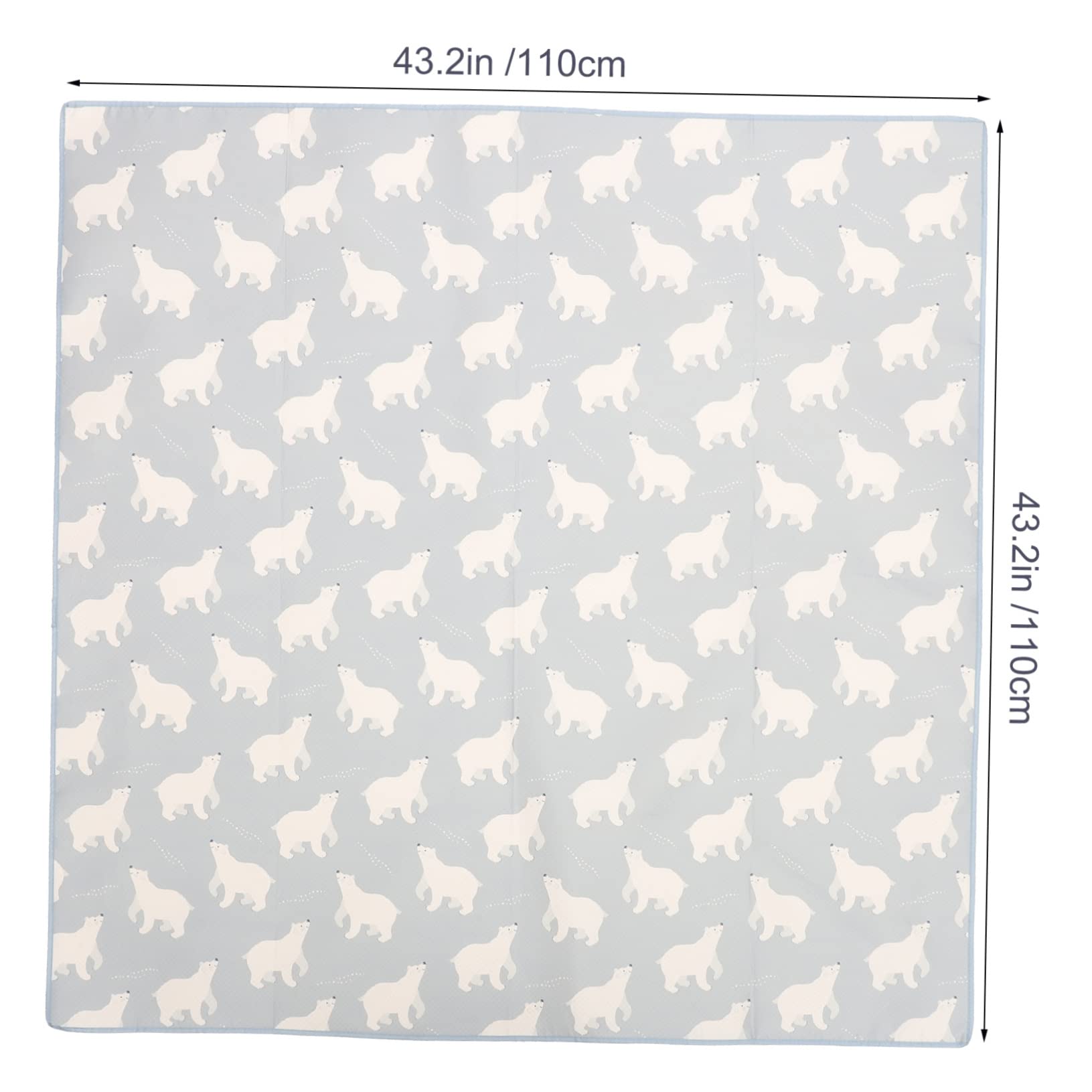 UPKOCH Non-Slip High Chair Mat for Babies - Waterproof Play Mat with Anti-Skid Backing, Soft Polyester Carpet for Dining & Play Areas - Perfect for High Chairs, Playtime, and Toddler Safety
