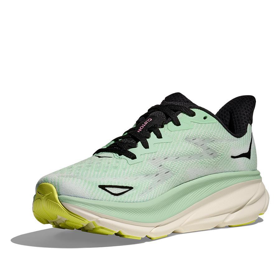 HOKA Women's Clifton 9 Running Shoes - Lightweight Cushioned Sneakers for Road Running, Walking & Gym Workouts