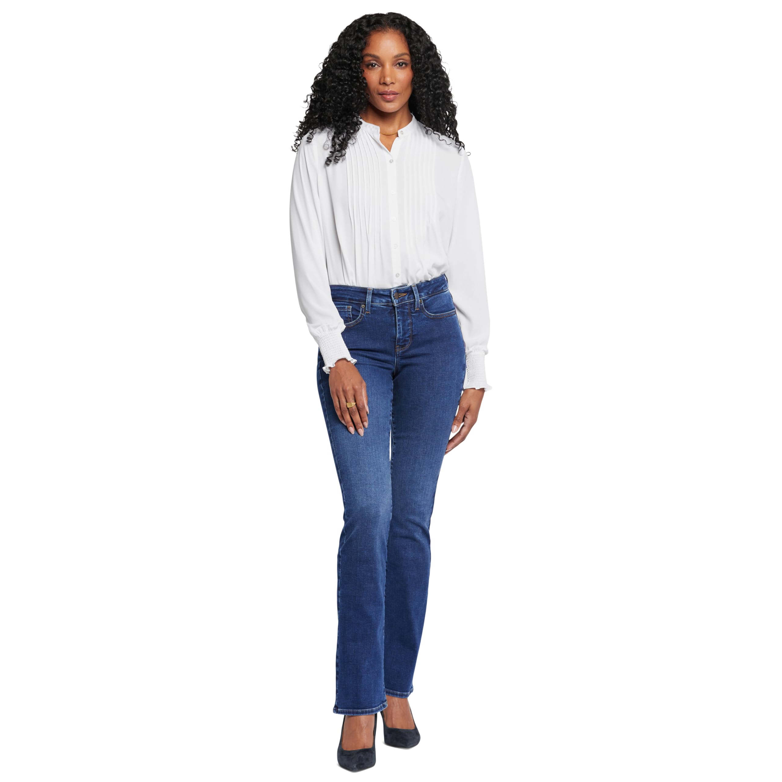 NYDJ Women’s Barbara Bootcut Fit Denim Jeans - Comfortable Stretch Bootcut Jeans for Women, Mid Rise, Classic Fit - Perfect for Work, Casual Outings & Everyday Wear