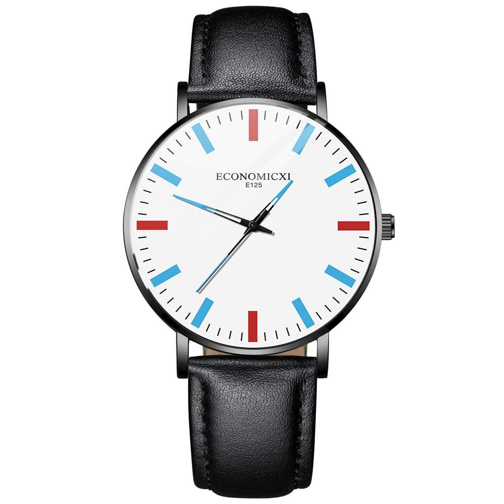 Luxury White Leather Strap Retro Mechanical Watch for Women - Vintage Hollow Design Black Wrist Clock - Perfect for Office, Party & Everyday Fashion Accessory