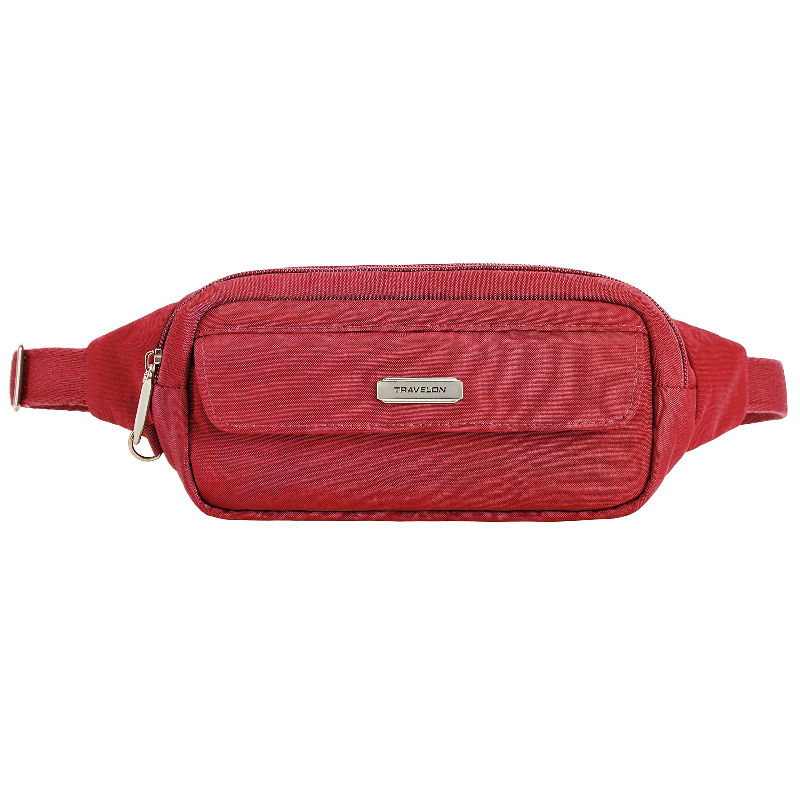 Travelon Anti-Theft Belt Bag for Women & Men - Secure Waist Pack with RFID Blocking for Travel, Hiking & Daily Use
