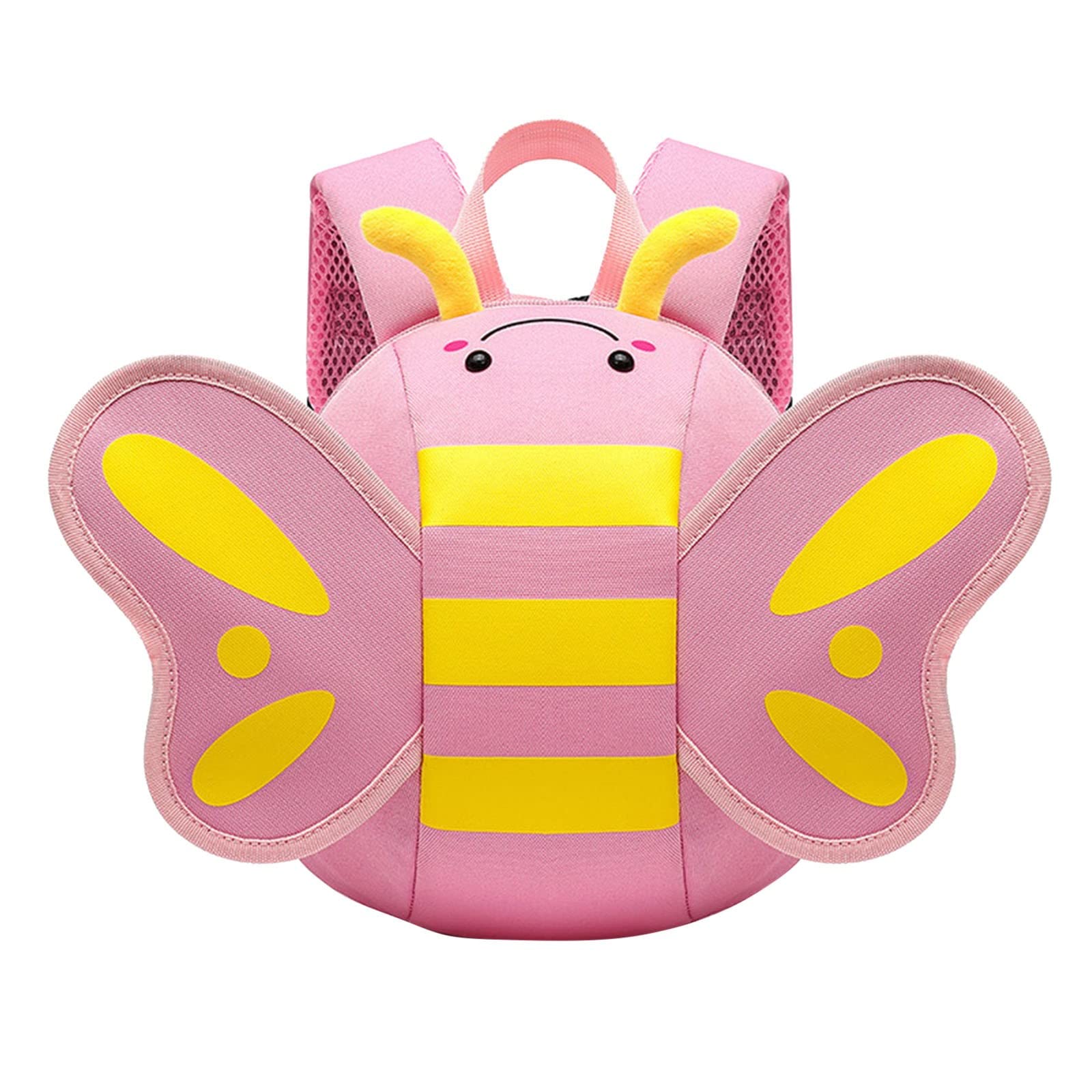 Cute Bee Shape Backpack for Teen Girls - Pink School Backpack with Funny Design, Lightweight Student Backpack for High School & College | Perfect for Daily Use, Travel & Campus Life