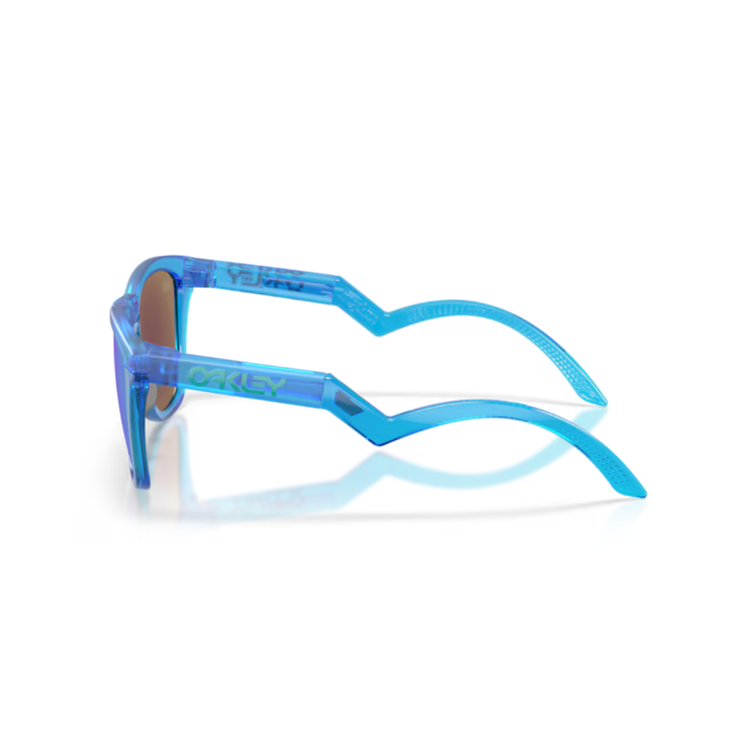 Oakley Frogskins Hybrid Sunglasses - Primary Blue/Cool Grey/Prizm Sapphire Lens (0OO9289 928903) - UV Protection, Lightweight & Stylish for Outdoor Sports, Driving & Everyday Wear