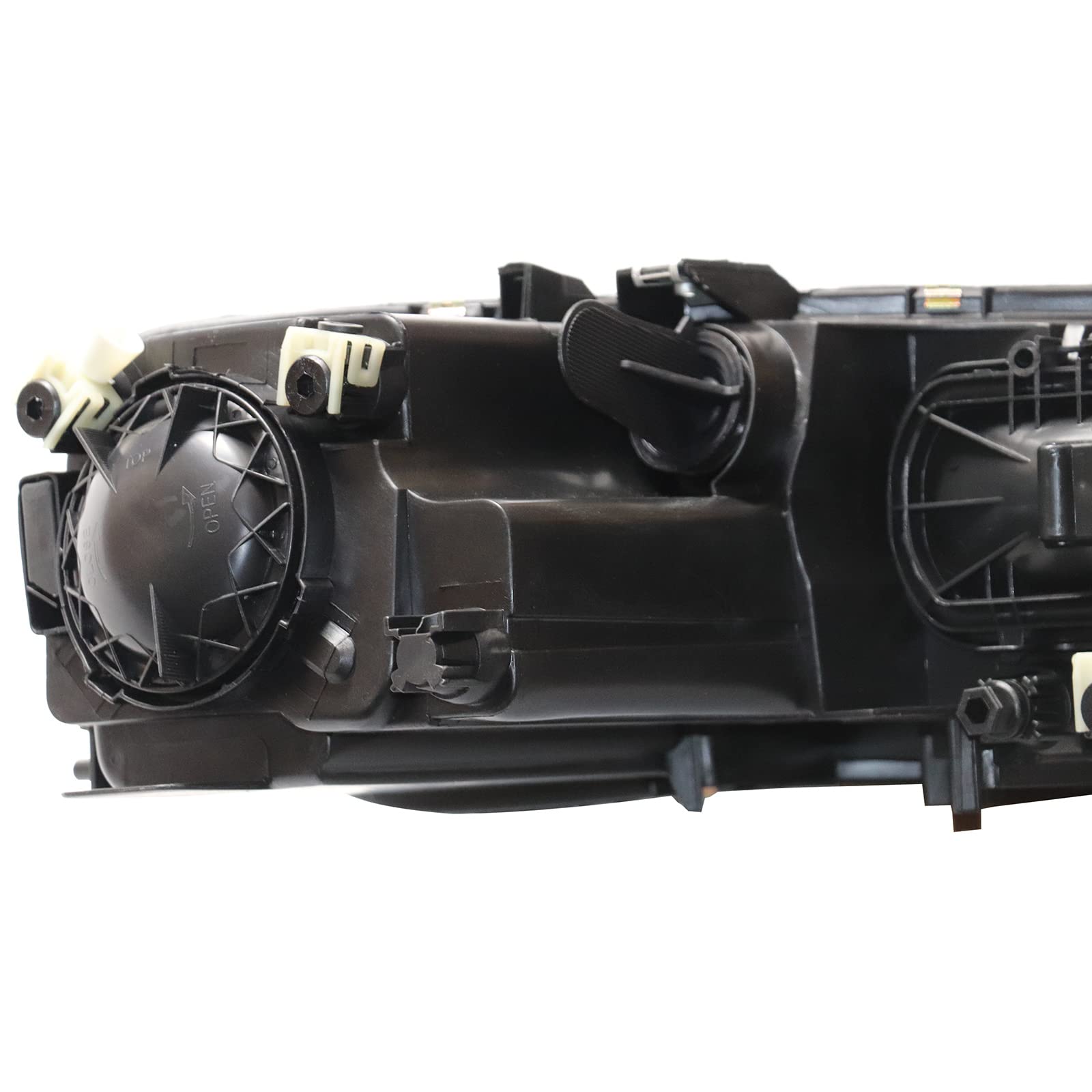 2006-2008 Mazda 6 Driver Side Left Headlight Assembly - Black Housing with Clear Lens (Part# MA2502134/MA2503134) | US Stock | Perfect for Night Driving & Foggy Conditions