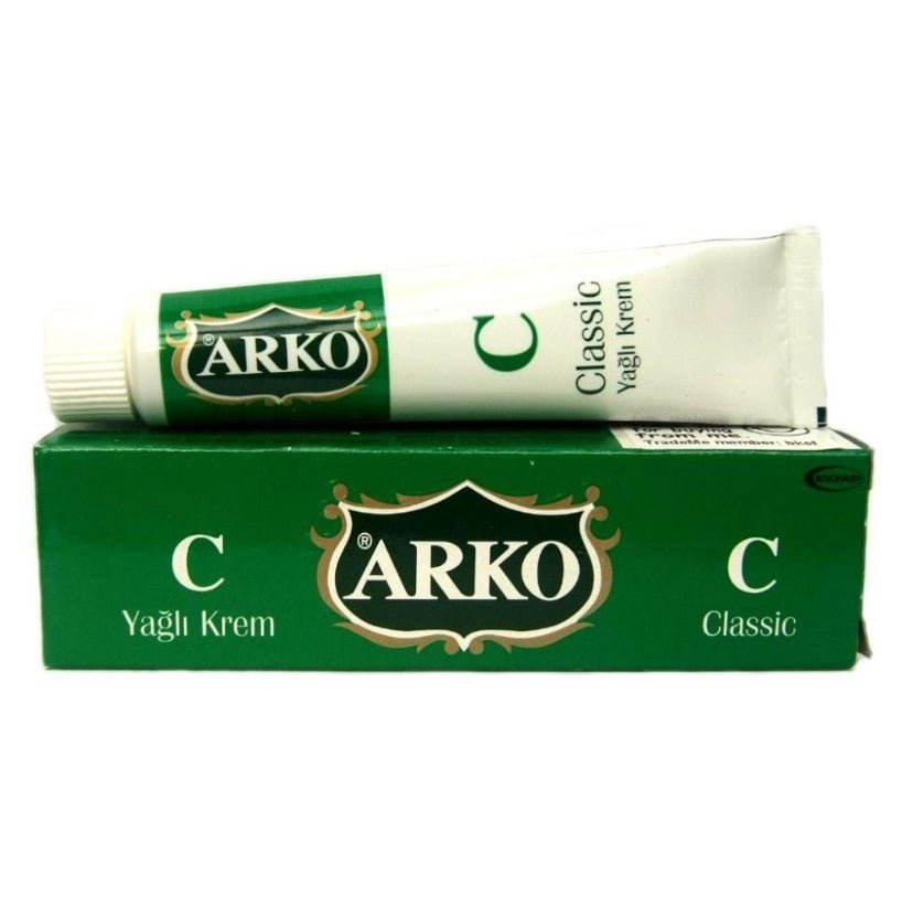 Arko Classic Oily Shaving Cream - 20cc Tube | Moisturizing & Protective Shave for Men | Perfect for Travel & Daily Grooming Routine