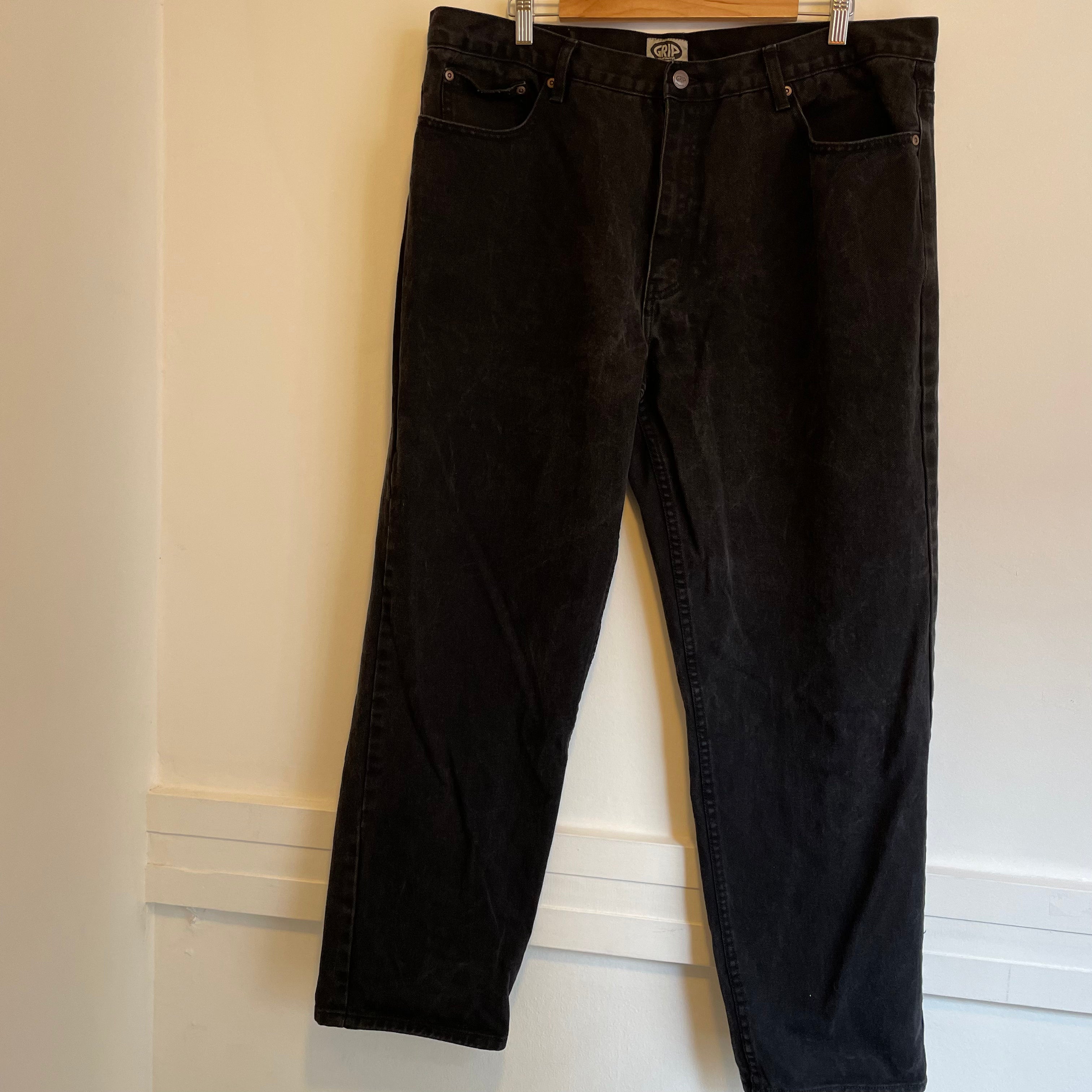 Premium Black Denim Jeans for Men & Women | Classic 40