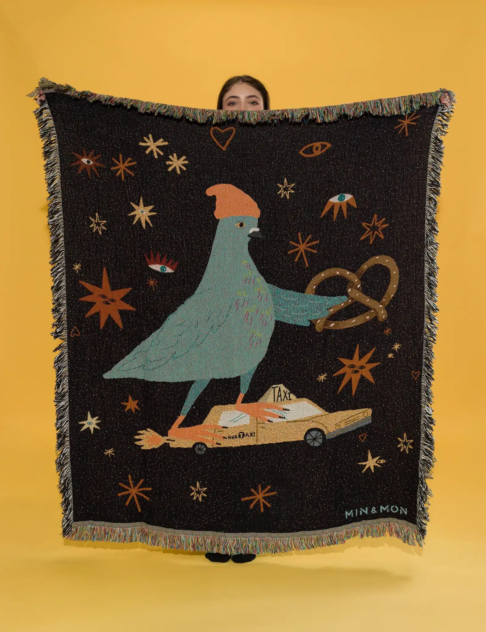 Ultra Soft Cotton Blanket - Cozy & Breathable for All Seasons | Perfect for Bed, Sofa, and Travel | Pigeonista
