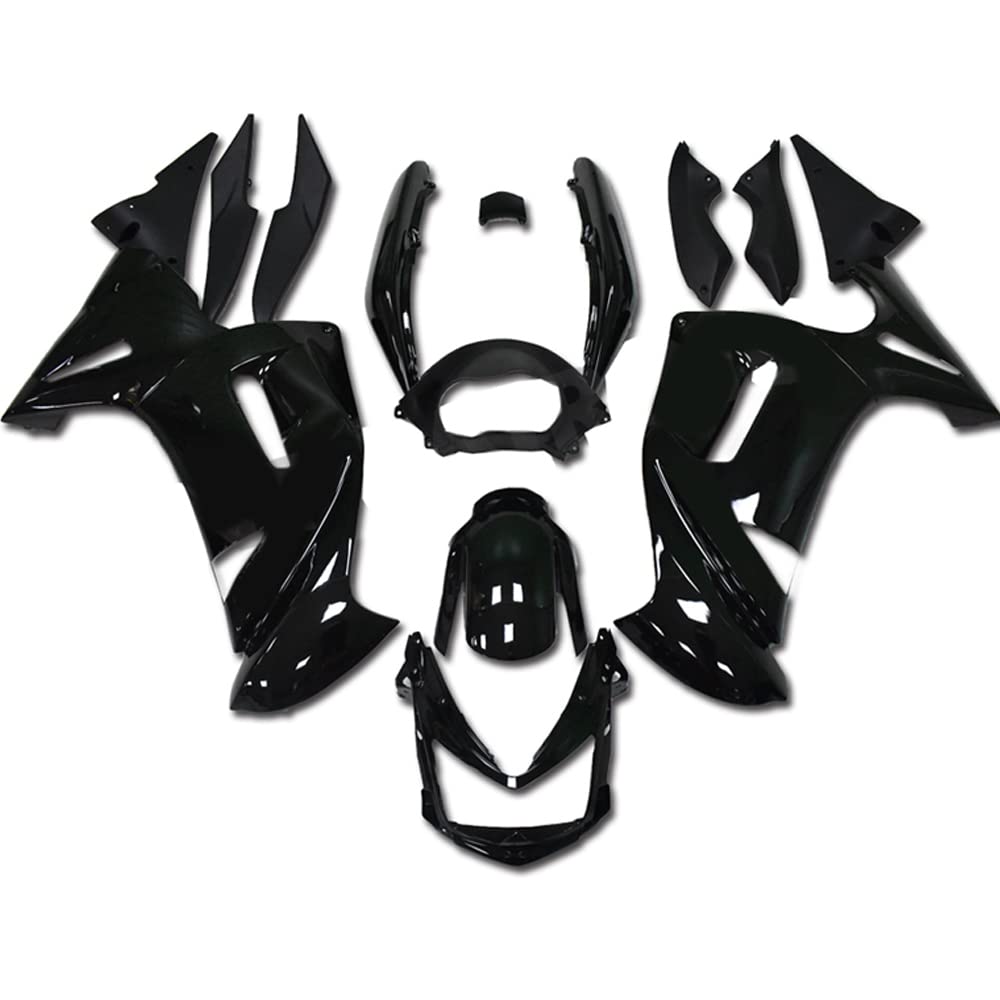 Glossy Black NT FAIRING Body Kit for KAWASAKI NINJA 650R (2006-2008) | ABS Plastic Motorcycle Fairing Replacement | Perfect for Street Riding & Custom Bike Builds