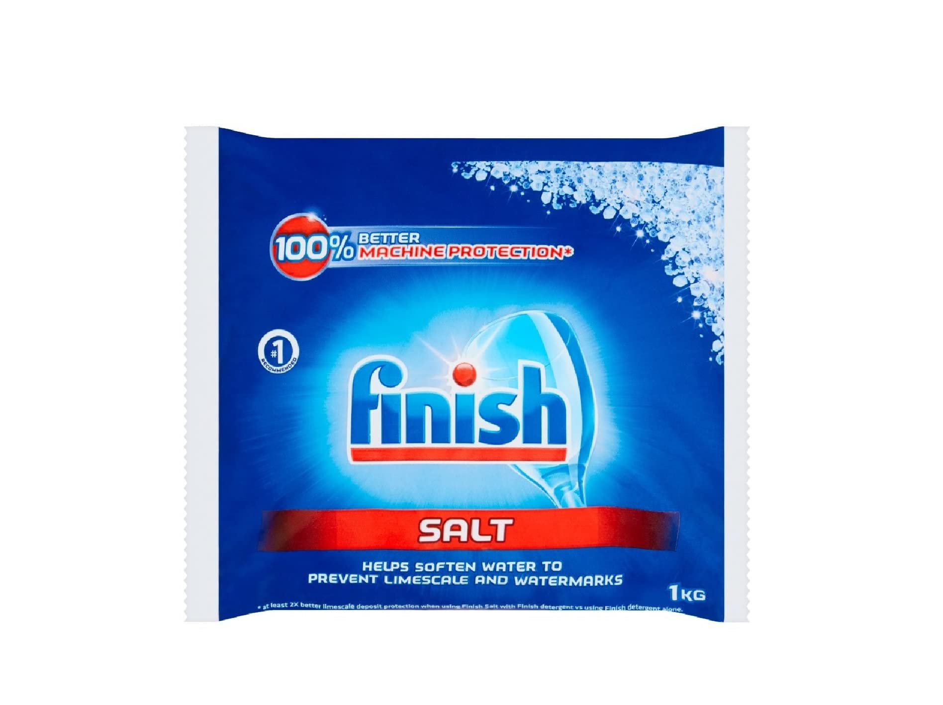 Finish Powerball Classic Dishwasher Detergent Tablets (110 Count) & Dishwasher Salt (1kg) Combo Pack - Deep Cleaning for Tough Stains, Perfect for Hard Water Areas & Daily Dishwashing Needs