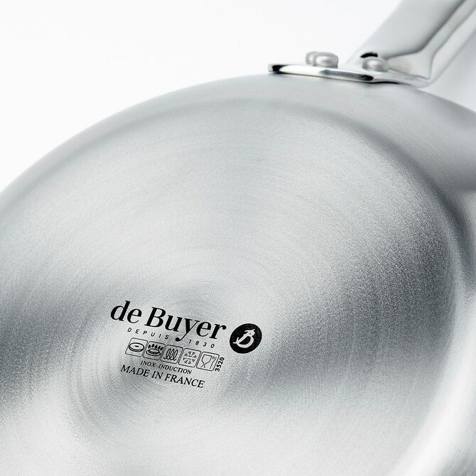 Alchimy Round Bottom Saute Pan - Nonstick Skillet for Stir Frying, Searing & Sauteing - Perfect for Home Cooking & Professional Kitchens